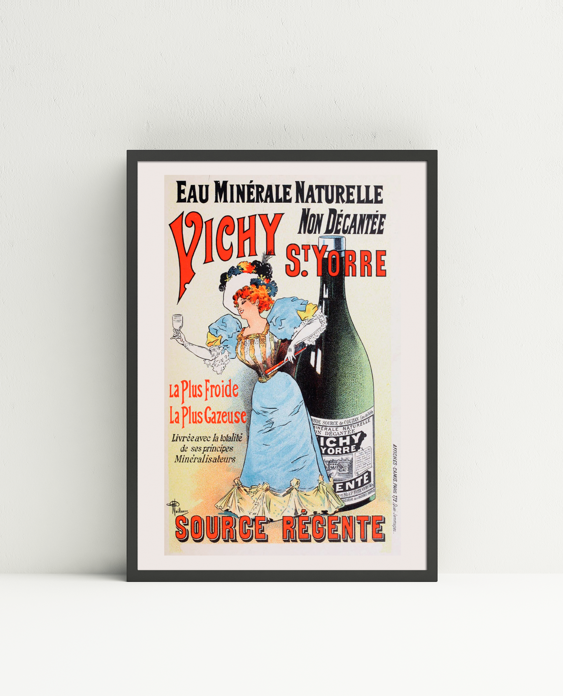 Fransk Vintage Plakat A3 8 Smilia Stilia Aps